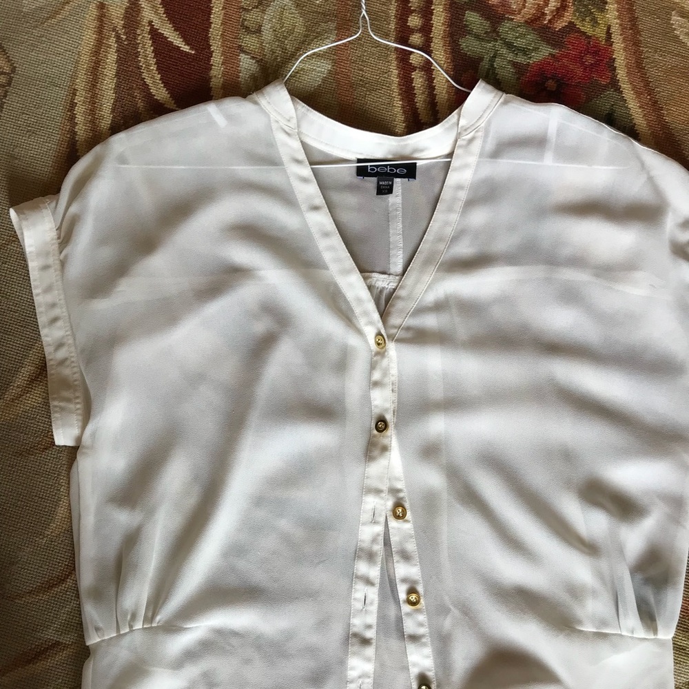 Cream blouse